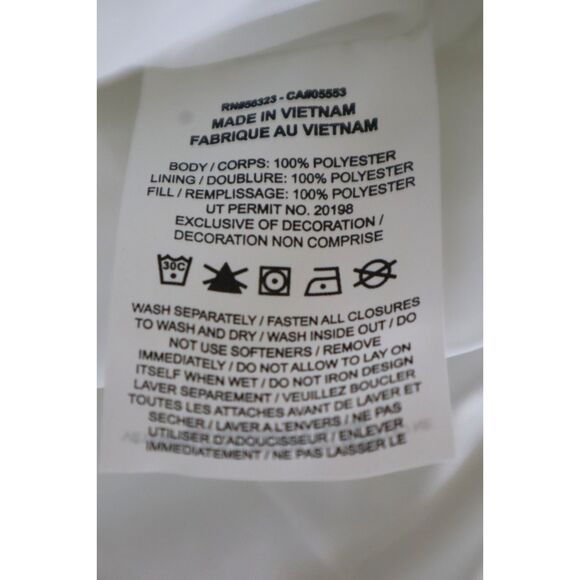 Nike FZ5899-100 Women's Sz XL White Therma-FIT Loose Hooded Puffer Jacket - Picture 4 of 9